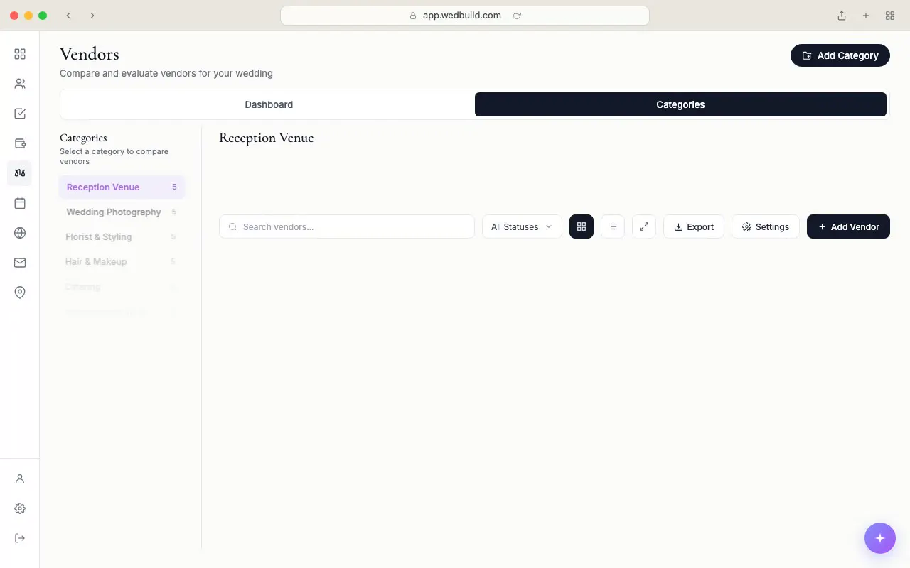 Vendor Comparison preview
